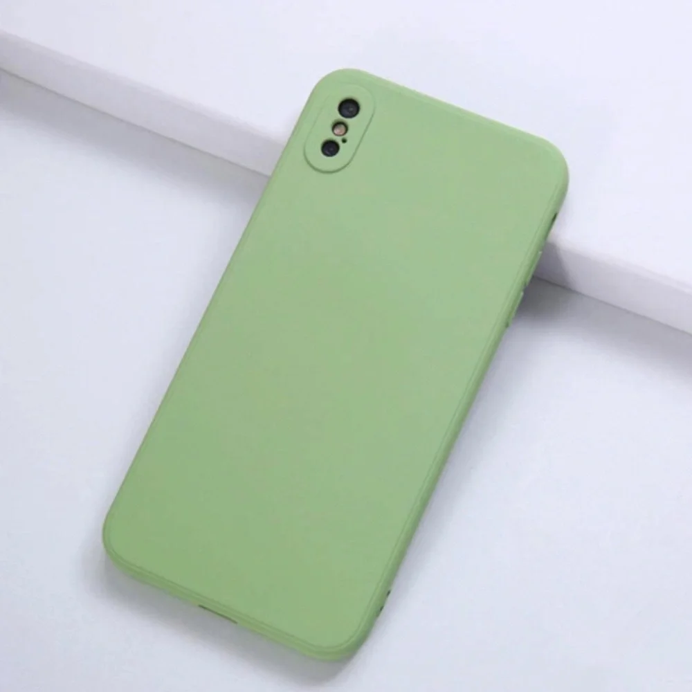 Silicone Gel Rubber Full Body Protection Shockproof Case iPhone X/Xs 5.8” Green